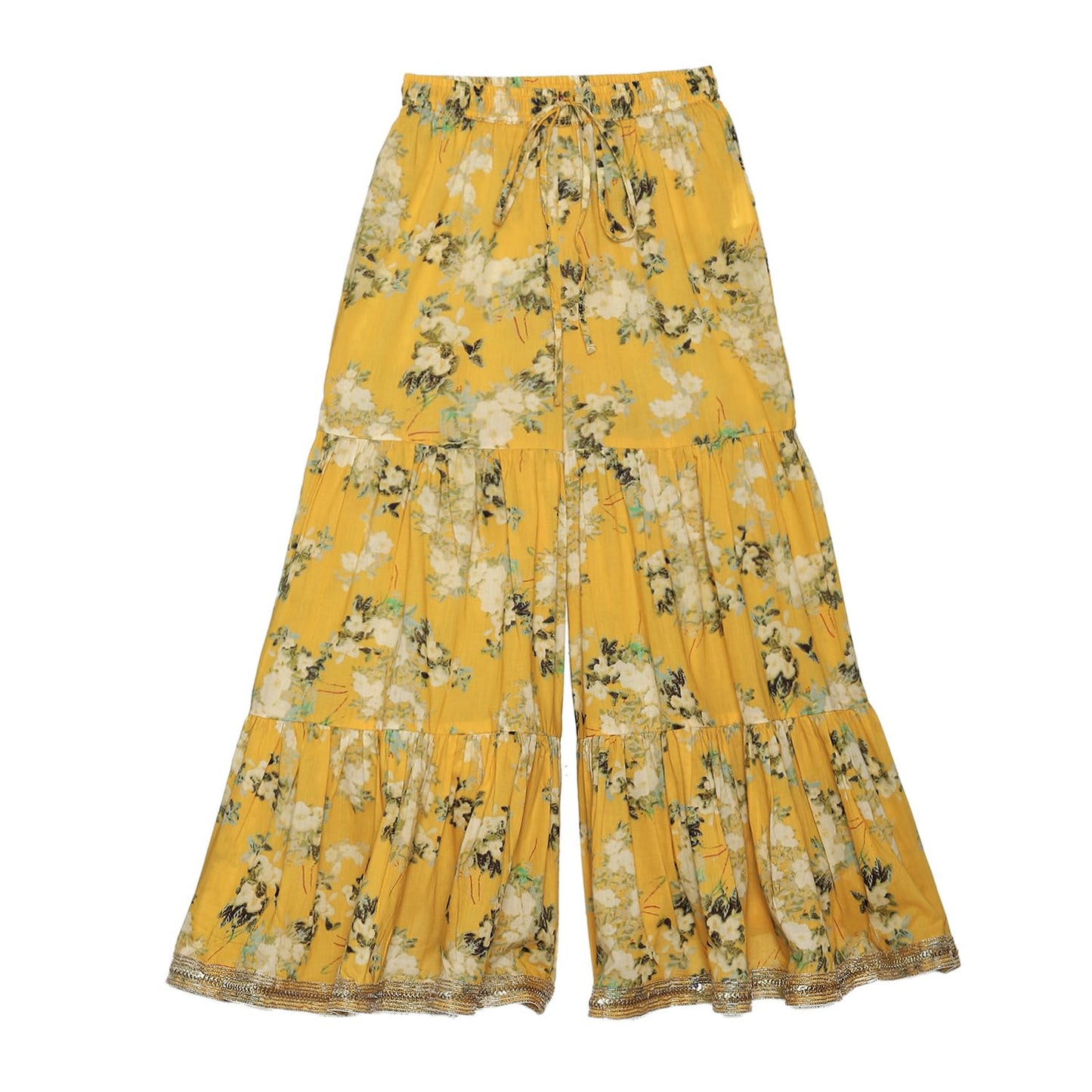 BIBA GIRL PRINTED RELAXED KID(KW5085_YELLOW_7)