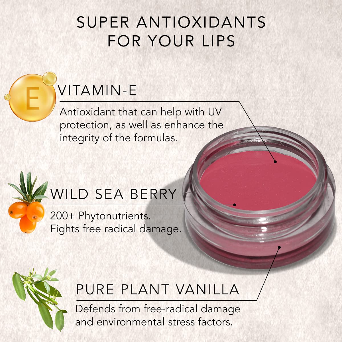 Daughter Earth Vegan Lip and Cheek Tint | Matte Natural Blush for Women | Lip Tint with Vitamin E | Nourishing Cheek Tint, 4.5g - Original Pink