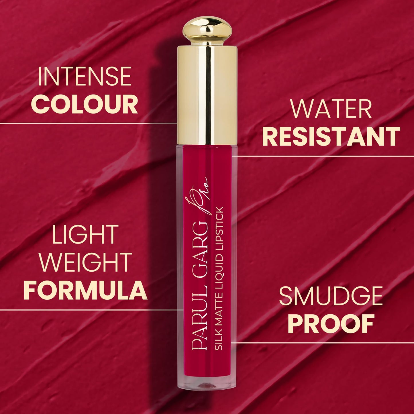 Parul Garg Beauty MUA’s Favourite Pack | 5 Silk Matte Liquid Lipsticks | Long-Wear, Smudge-Proof & Lightweight | 100% Vegan | Perfect for MUA Vanity | 3ml Each (Bridal Must Have, 3ml each)