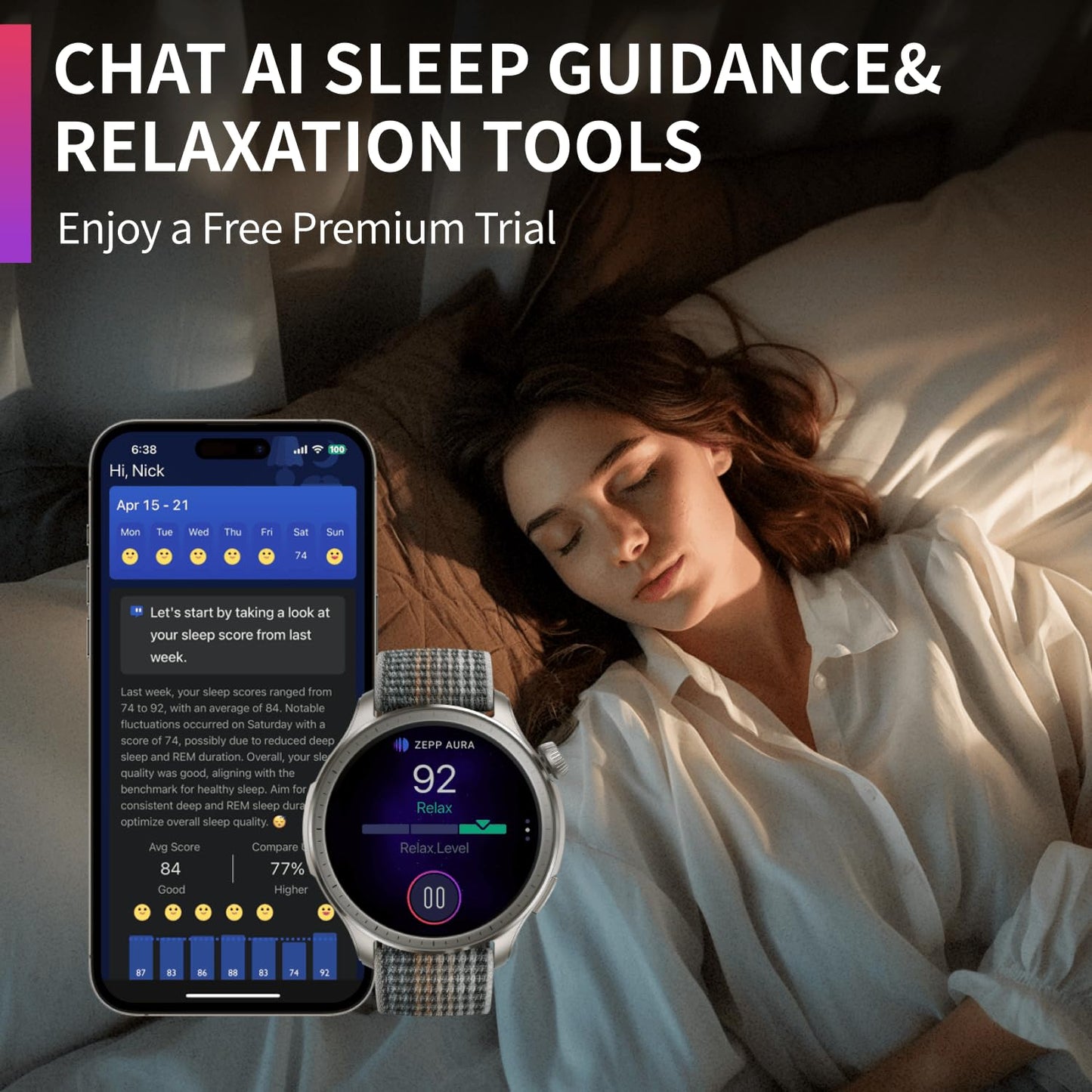 Amazfit Balance 46mm AMOLED Smart Watch, Body Composition, 14 Days Battery, Dual-Band GPS, BT Calling, VO2 Max, Aluminium Alloy Frame, Temperature Sensor, Train Smarter with AI Zepp Coach, Black