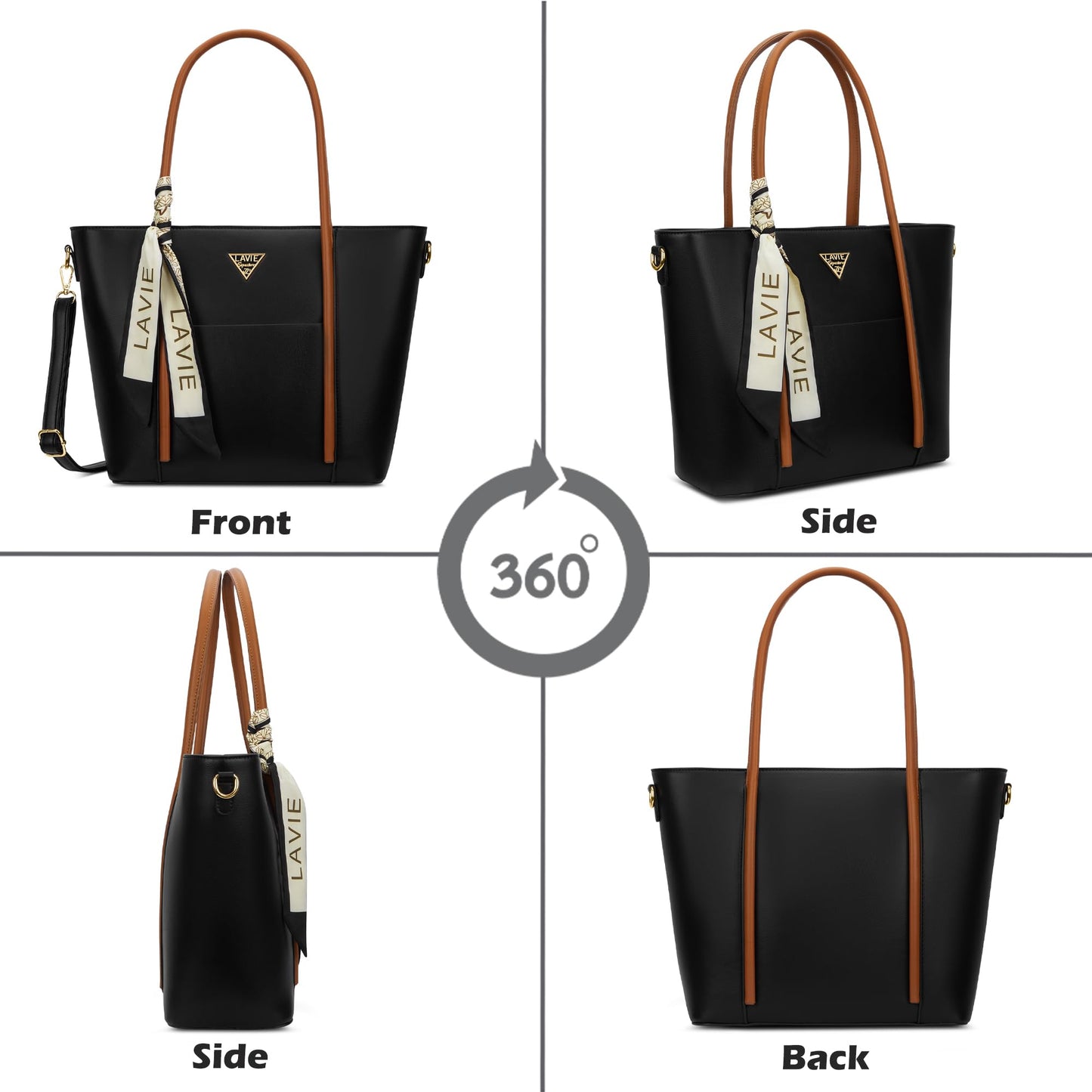 Lavie Signature Women's St.George Tote Handbag | Tote Bag for Work|Ladies purse|Stylish Shoulder Bag|Gift for Women