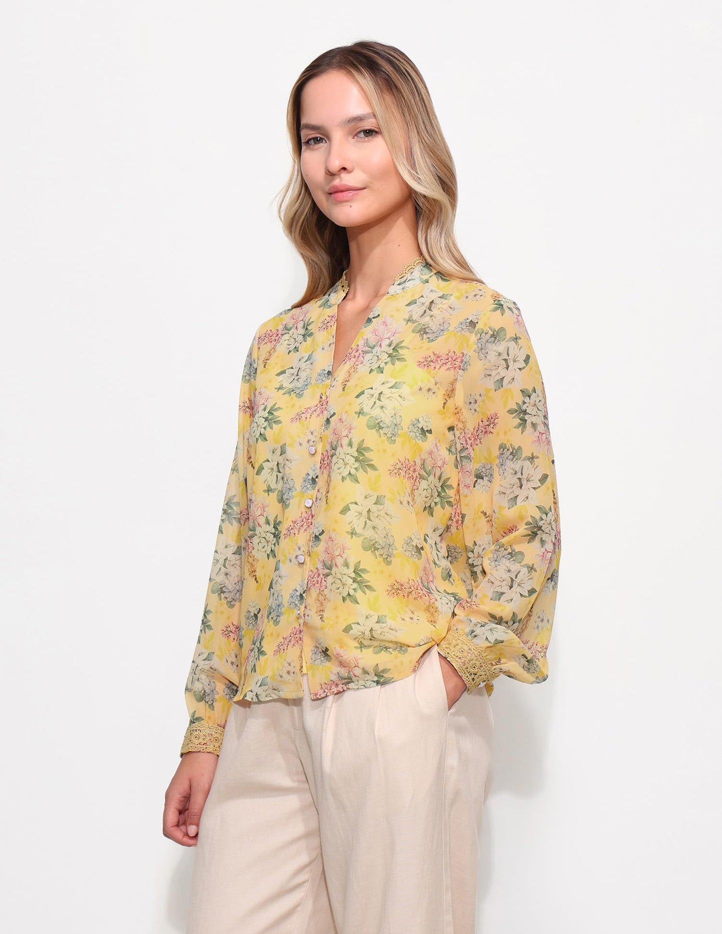Floral Printed Regular Fit Top