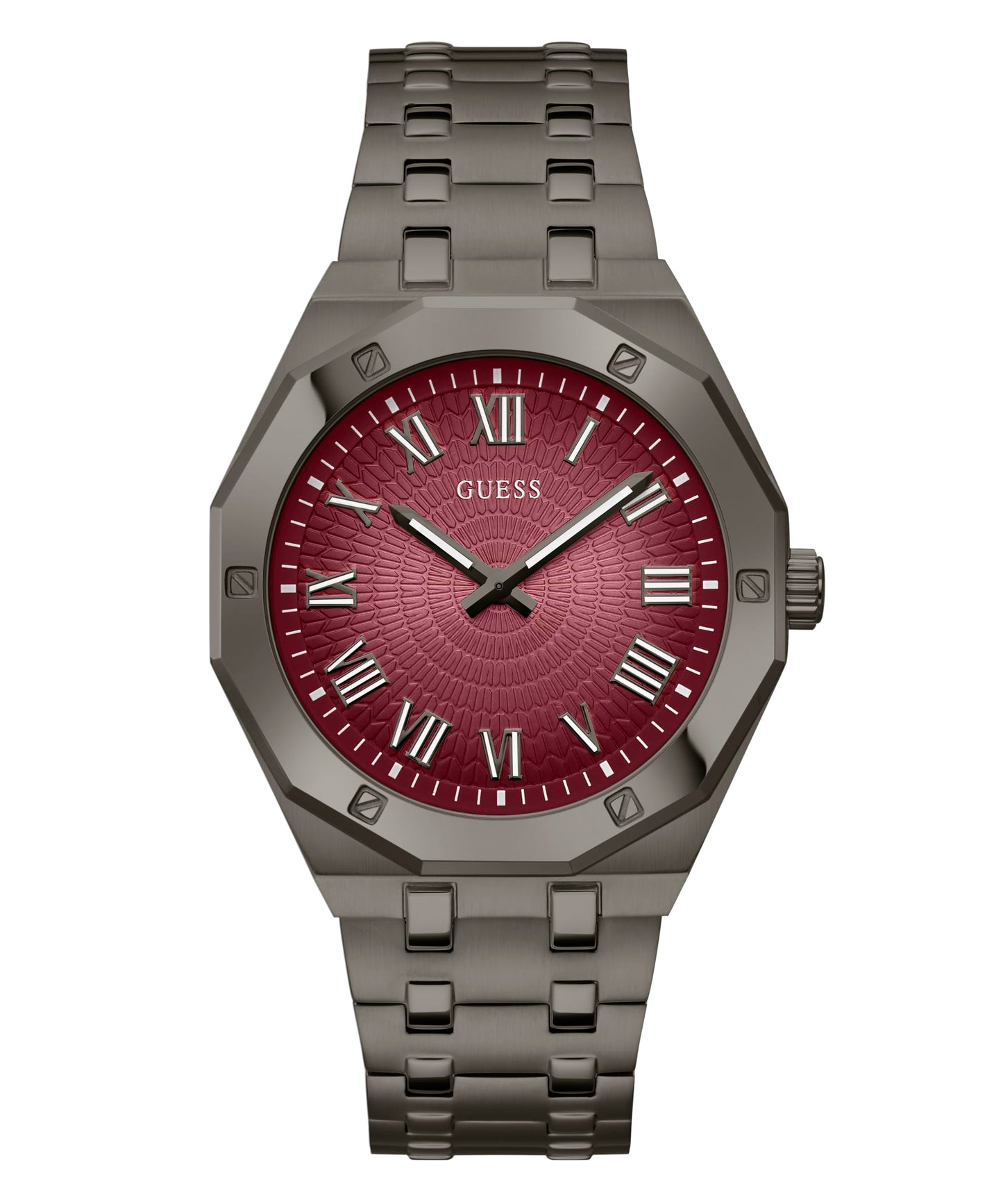 GUESS Stainless Steel Analog Blue Dial Men's Watch-Gw0575G5