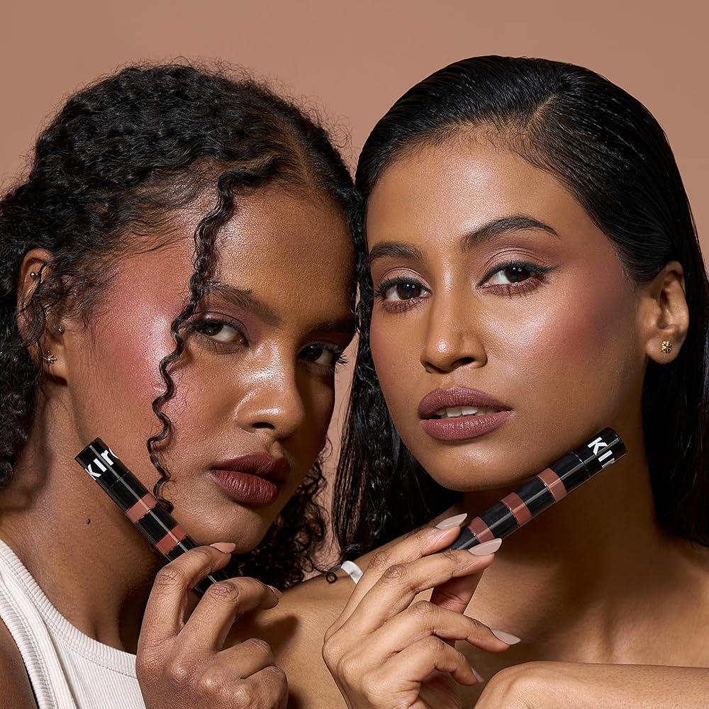 Kiro Four Play Non-Stop Airy Matte Liquid Lip Stack – Apex Brown, 6ml | 4 Brown Lipstick Shades | Long-lasting, Transfer-proof, Hydrating, Lightweight | Infused with Avocado & Apricot Oils