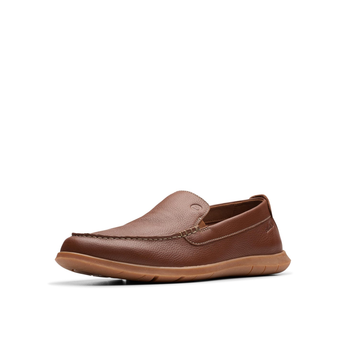 Clarks Men's Flexway Step Loafer, Light Brown, 9.5 UK