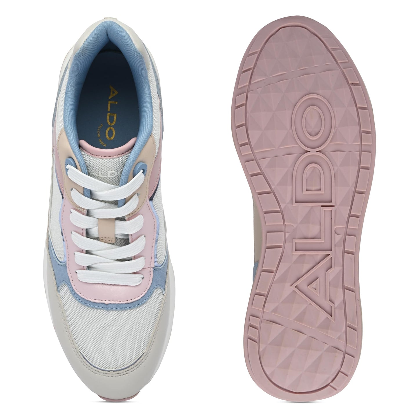 Aldo AMELISSAA-IN963 Ladies Pastel Multi Flat Sneakers