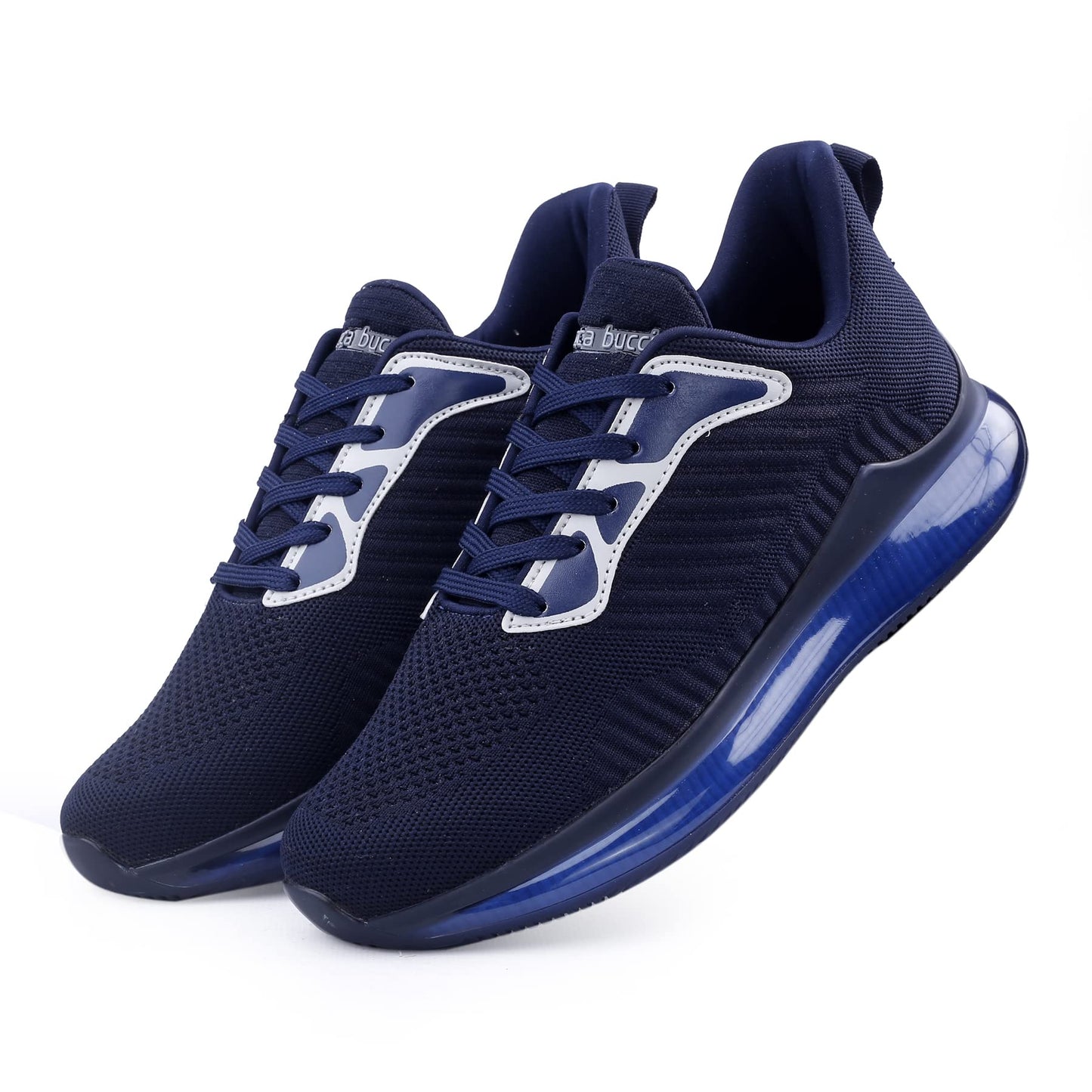 Bacca Bucci KARVA Men Lifestyle Lace-up Sports Sneakers for Men for Outdoor Sports & Training | with Air Bounce Comfort Outsole - Blue