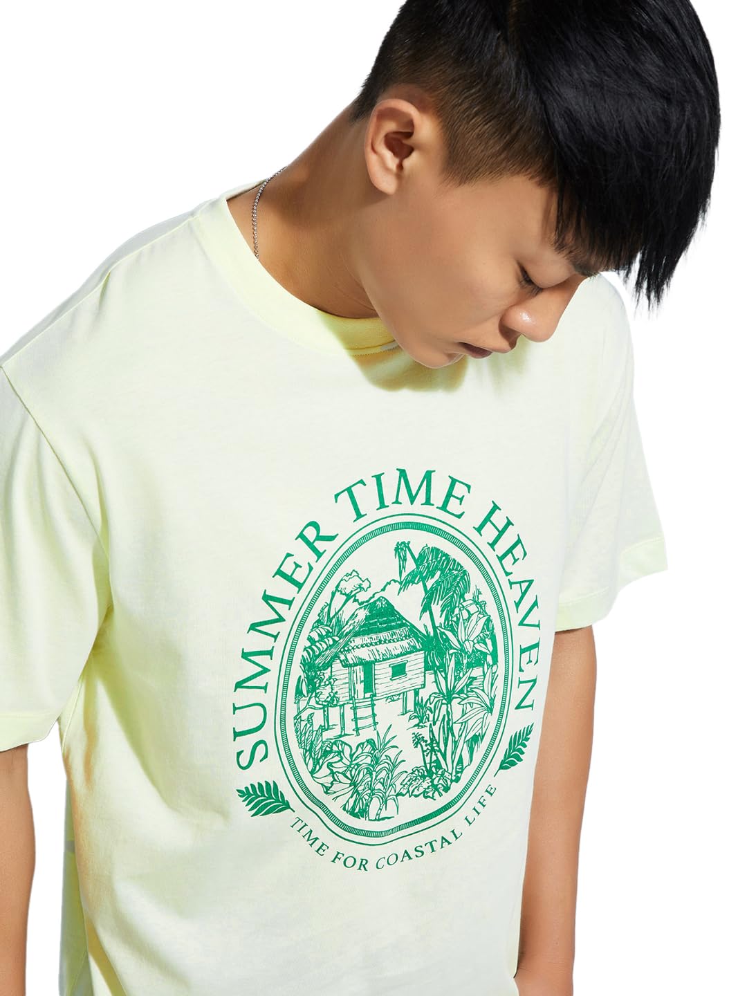 Max Men's Regular Fit T-Shirt (CABC25S603PT_Yellow