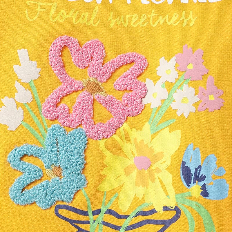 United Colors of Benetton Regular Fit Hooded Neck Floral Vase in Plutch Sweatshirt