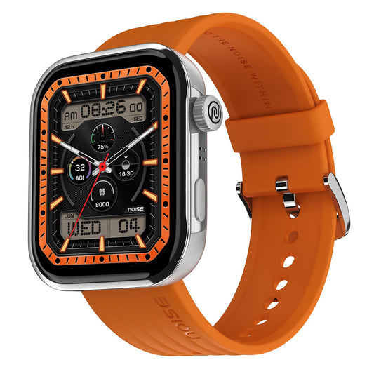 Noise Biggest Launch Pro 5 Smart Watch with 1.85" AMOLED Display, BT calling, New DIY Watch faces, Ultra personalization with smart dock, Productivity suite, 100 sports modes and more -(Sunset Orange)
