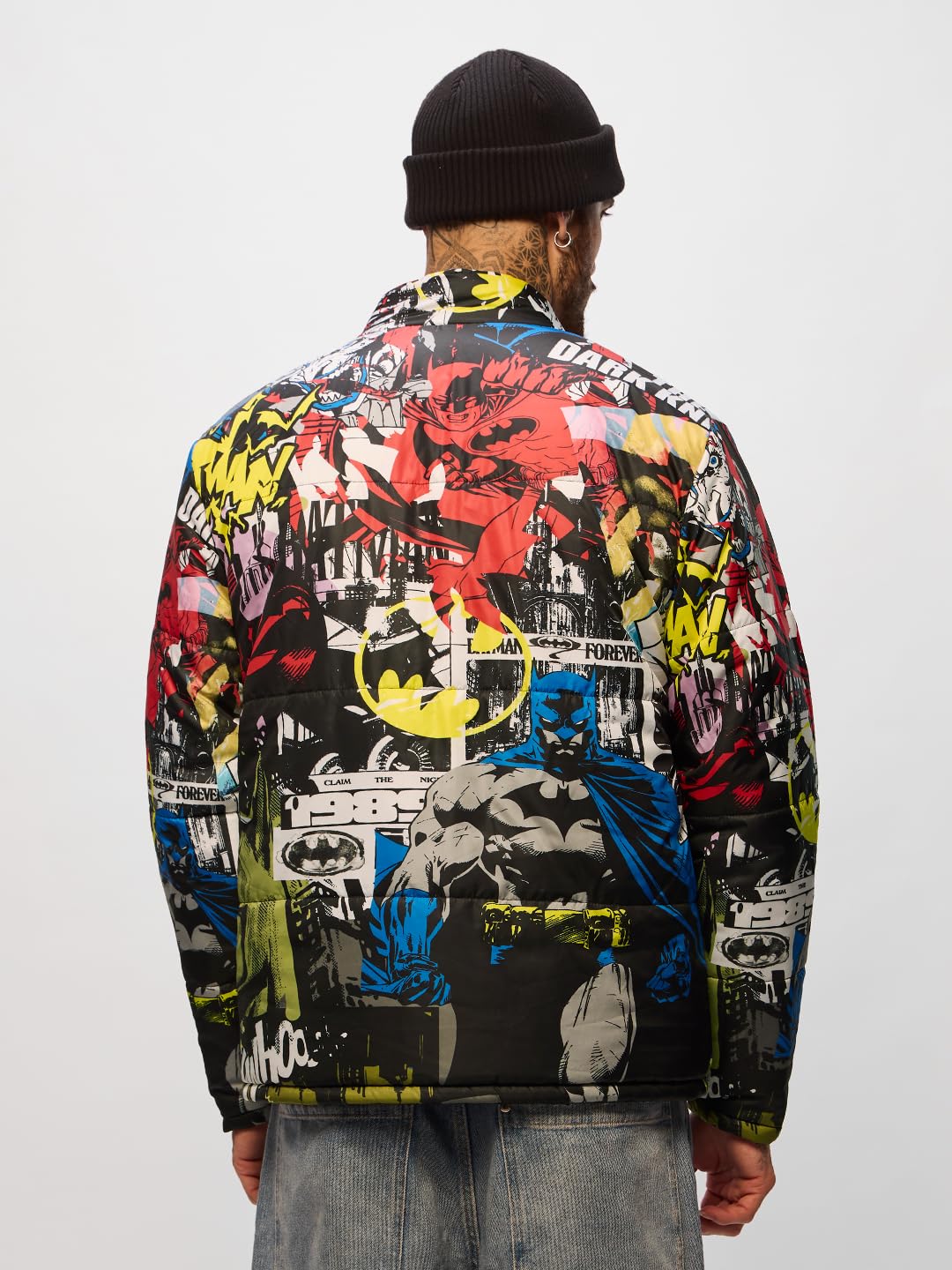 The Souled Store Batman: Gotham City Women and Girls Winter Reversible Puffer Jackets