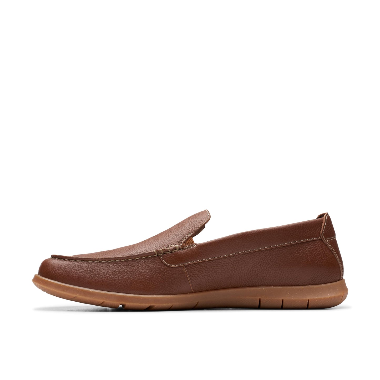 Clarks Men's Flexway Step Loafer, Light Brown, 9.5 UK