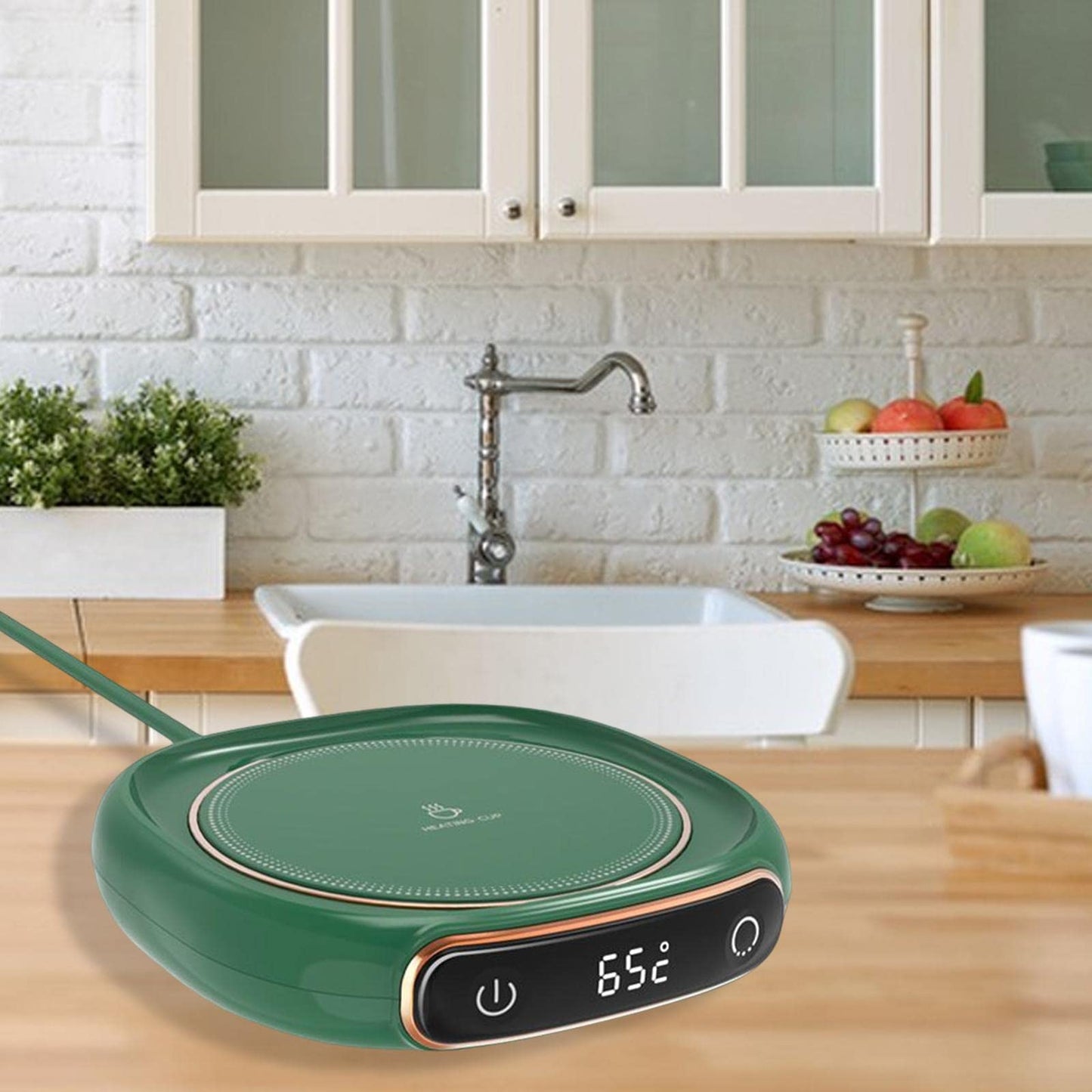 HEAVENGLOW Beverage Cup Warmer with 3 Temperature Settings for Household Tea Water