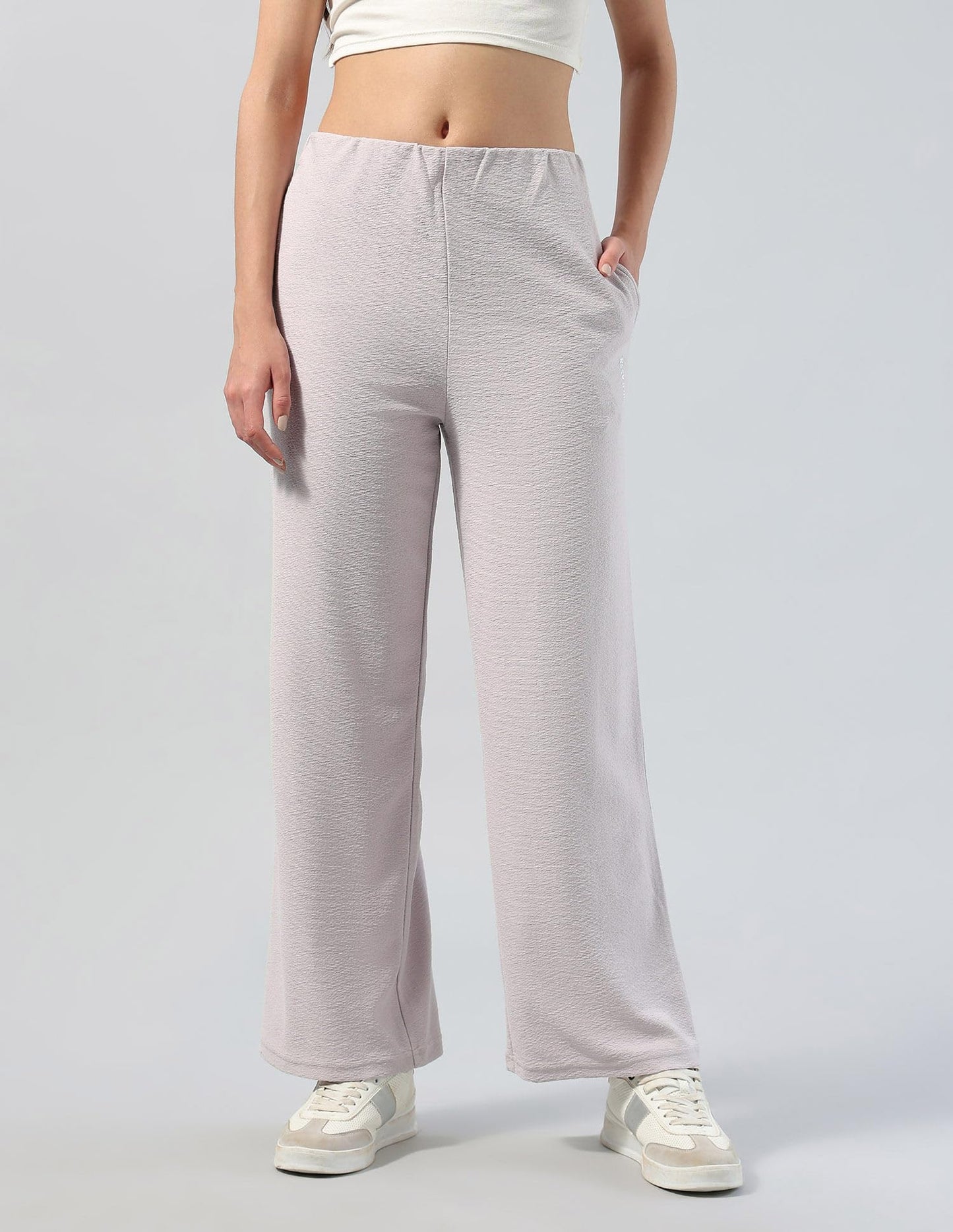 U.S. Polo ASSN. Textured Straight Fit Lounge Trousers (UWAW25TRO156_Pink_24)