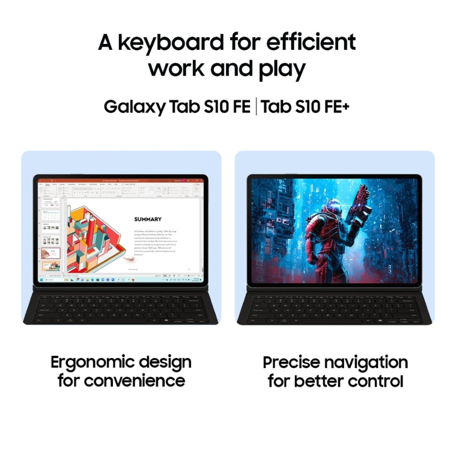 Samsung Galaxy Tab S10 FE, S Pen in-Box, 27.7 cm (10.9 inch) LCD Display, 8 GB RAM, 128 GB Storage, Wi-Fi Tablet, Blue