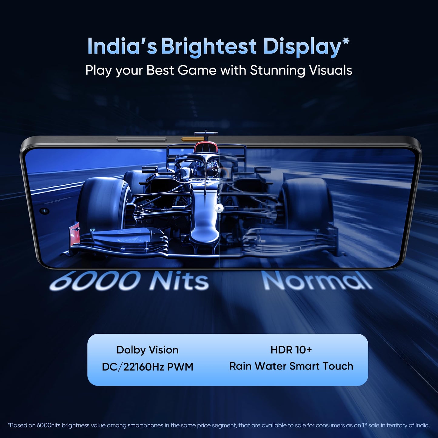 realme GT 7 (IceSense Blue,8GB+256GB) | India's 1st MediaTek Dimensity 9400e Chipset | Strongest Battery Combo 7000mAh + 120W | AI 4K 120FPS Travel Camera | 360° Cooling IceSense Design with Graphene