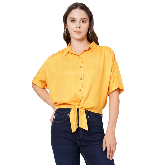 Pepe Jeans Women's Regular Fit Solid Shirts