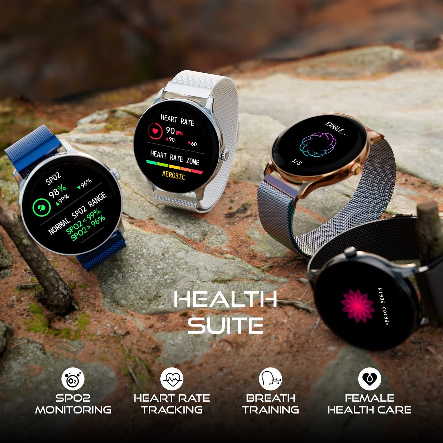 Fire-Boltt Phoenix Ultra Smart Watch 1.39” HD Display, Bluetooth Calling, AI Voice Assistant, 120 Sports Modes, IP67 Waterproof, SpO2 Monitor, Smart Watch for Man & Woman- Grey SS