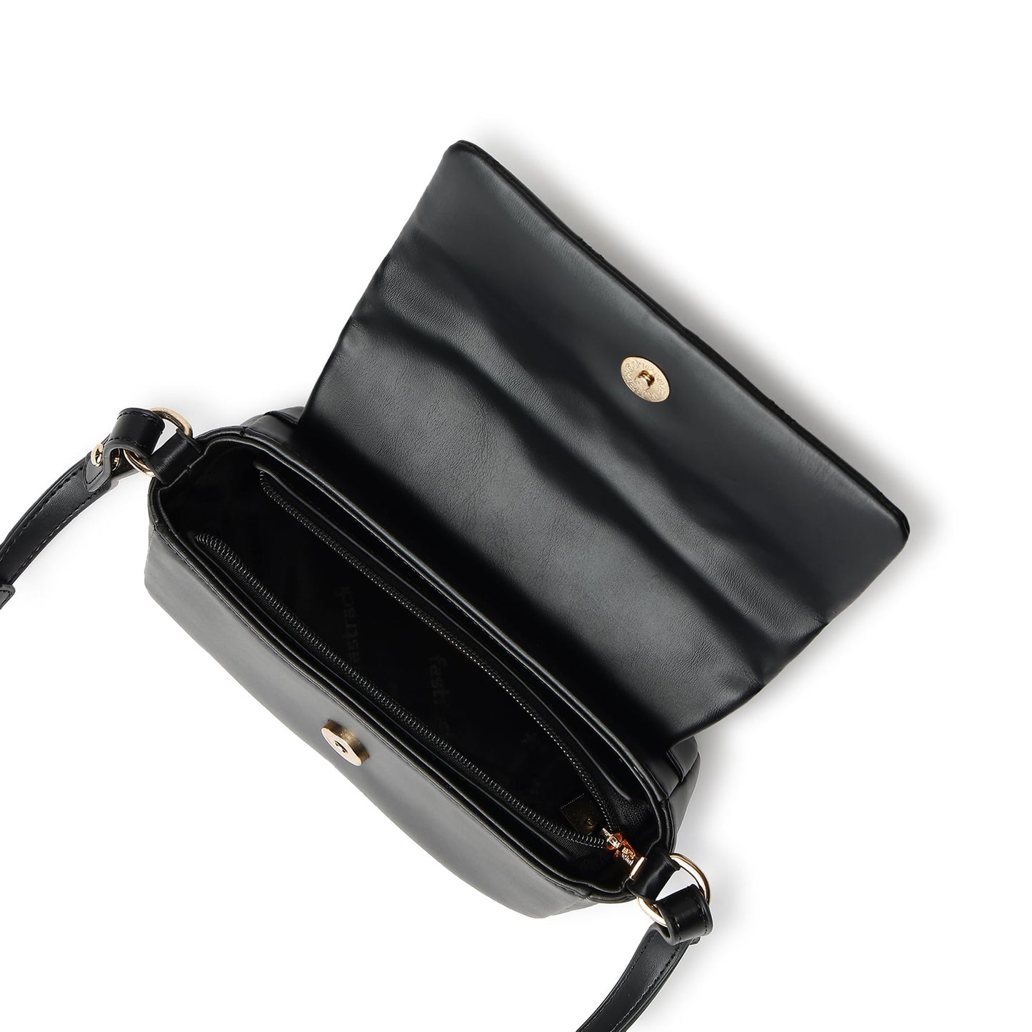 Fastrack Cloud Quilt Sling Bag for Women| Faux Leather Sling With Secure Flap Closure | Stylish Mini Bag With Organised Interior | Women's Handbags | Trendy Bags For Girls | Soft Sling Nag for Girl