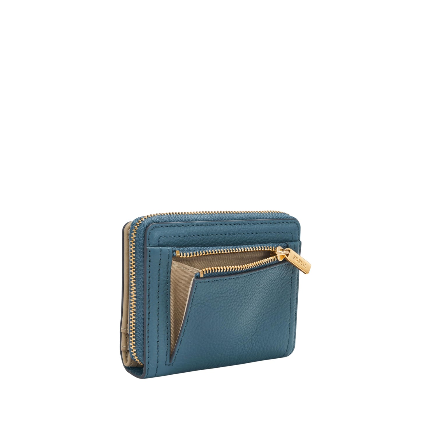 Fossil Leather Women Logan Blue Wallet SL7923106
