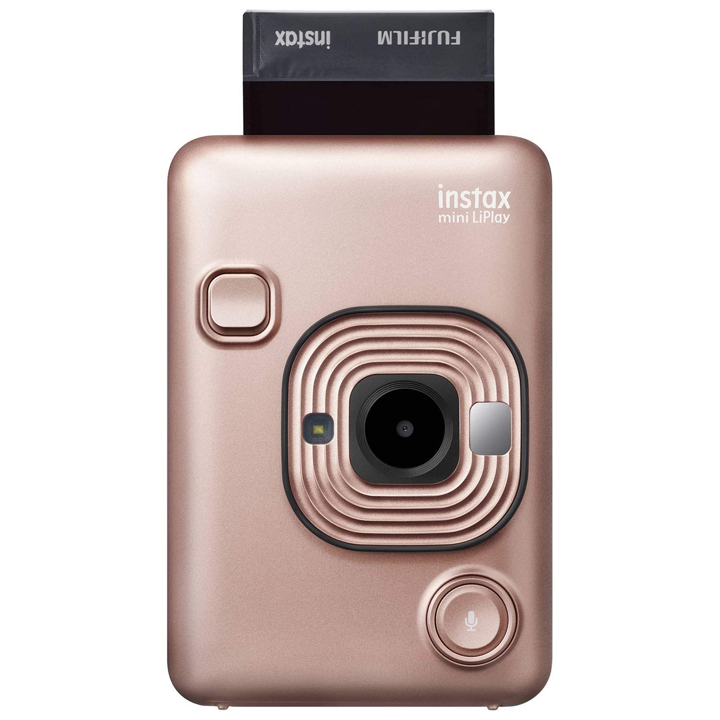 Fujifilm Instax Mini LiPlay Hybrid Instant Camera (Blush Gold)