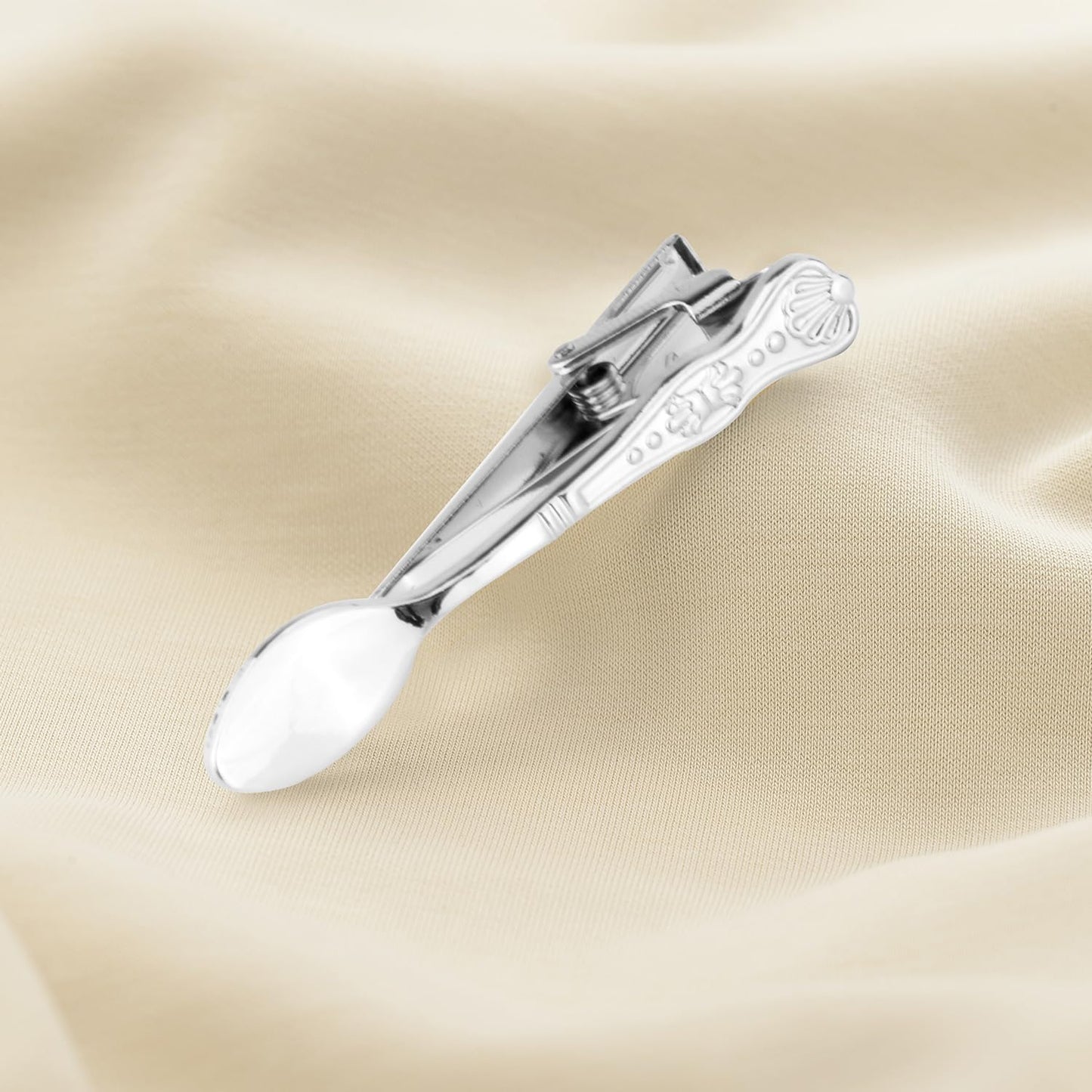 Wynameleri Novelty Fashion Tie Pin Spoon Design for Men in Gift Box