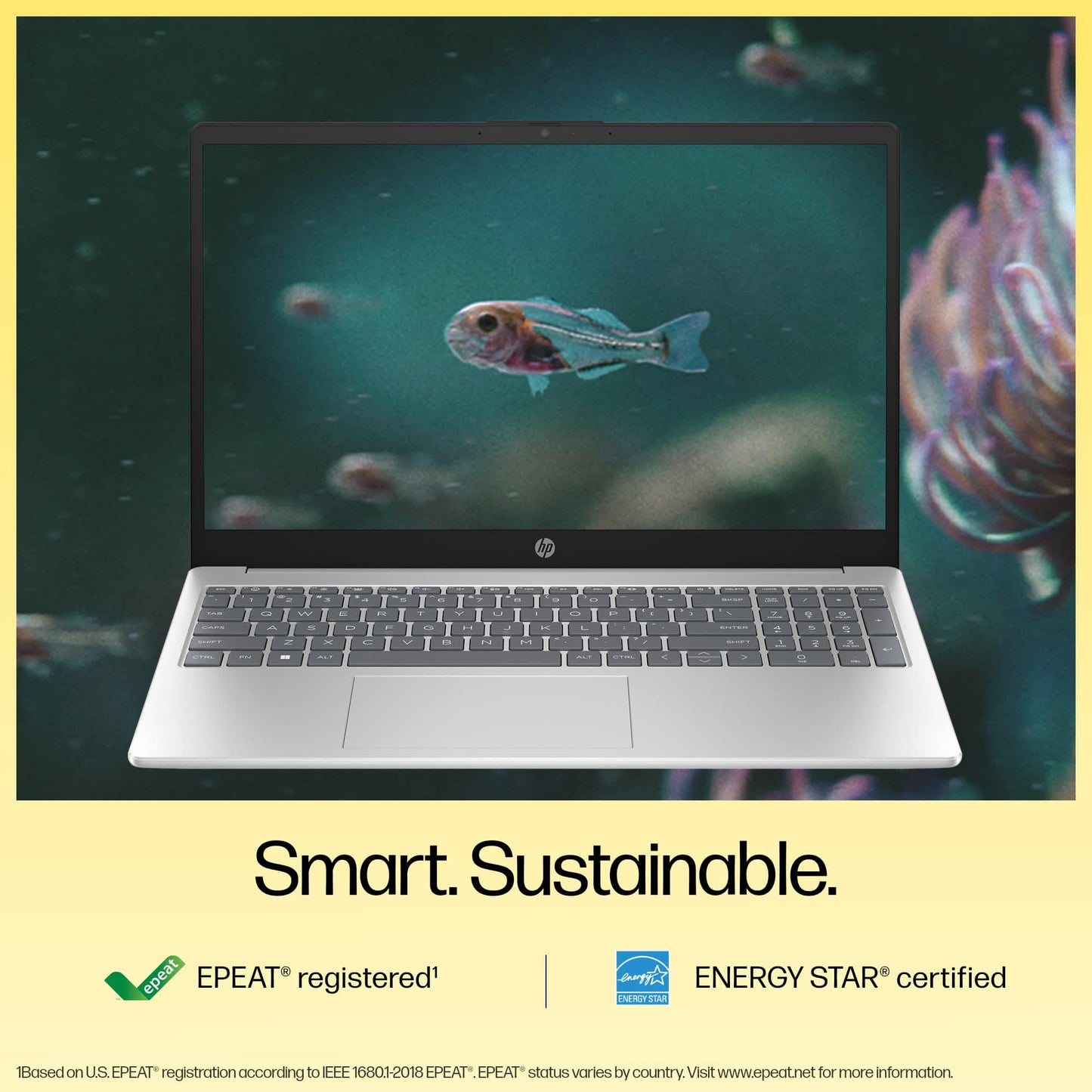 HP 15, AMD Ryzen 5 7520U, 16GB DDR5, 512GB SSD, (Win 11, Office 21, Silver, 1.59kg), Anti-Glare, Micro-Edge, 15.6-inch(39.6cm), FHD Laptop, AMD Radeon Graphics, 1080p FHD Camera, Backlit KB, fc0156AU