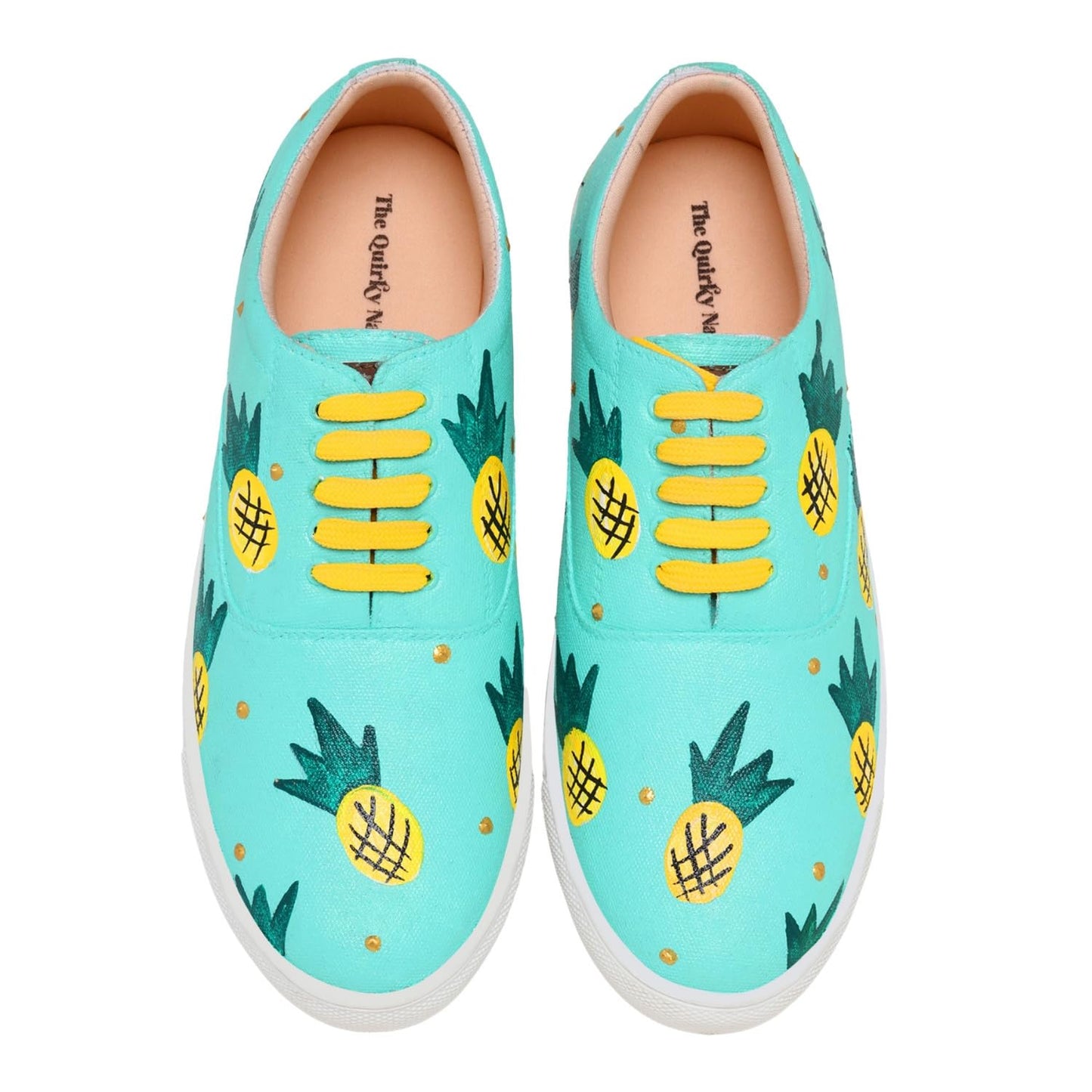 THE QUIRKY NAARI Pineapple Sneakers Say Hello to Summers | Teal