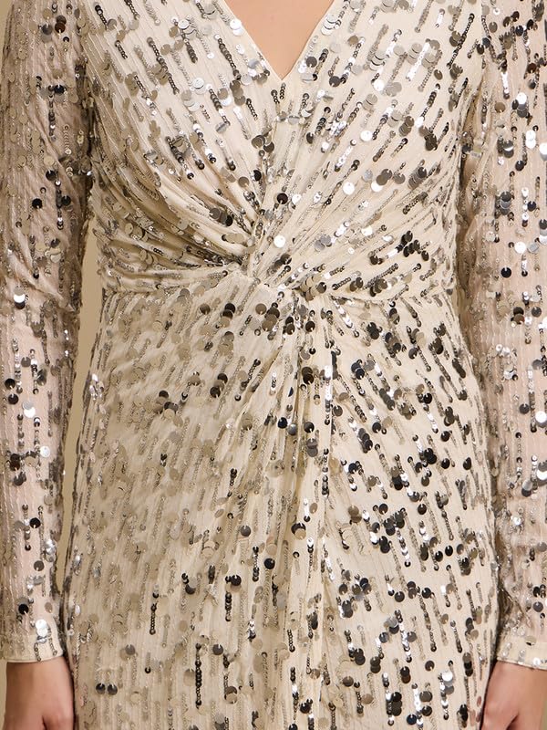 Kazo Spears Midi Dress for Women Off-White