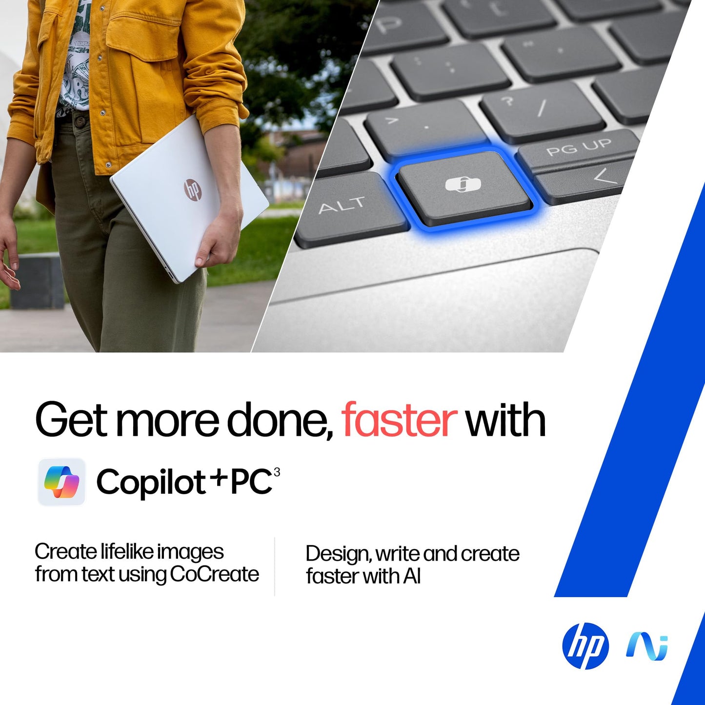 HP OmniBook 5 QC Snapdragon X1-26-100 Next Gen AI Laptop, (16GB LPDDR5x, 1TB SSD), 2K,14''/35.6cm OLED, Win11,Office24, Silver,1.35kg, FHD Camera w/Privacy Shutter, Backlit, he0015QU