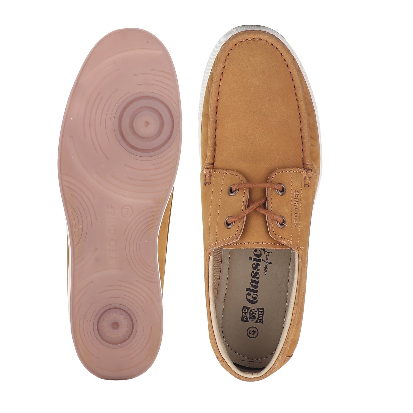 Red Chief Low Ankle Casual Derby Shoes for Men | Rust UK06