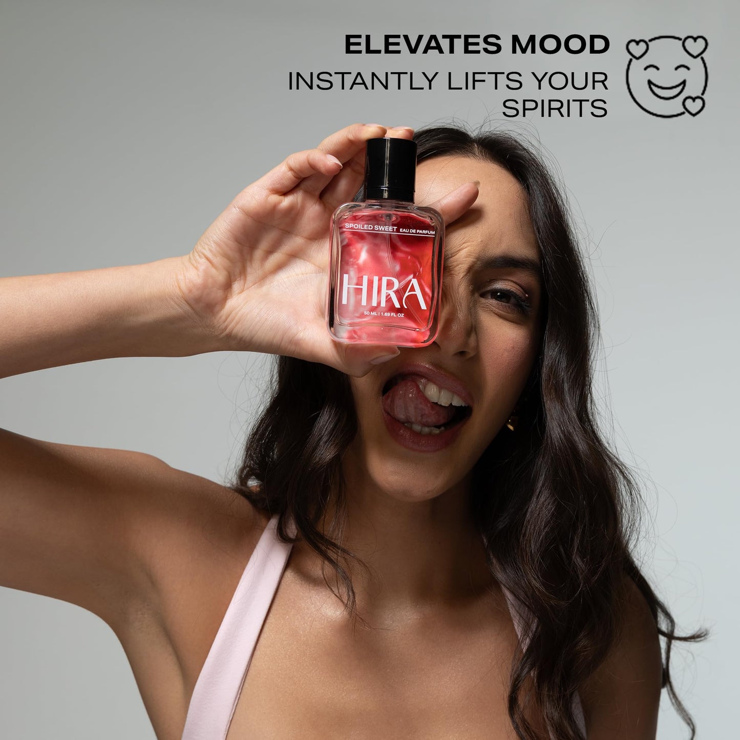 HIRA Spoiled Sweet Perfume for Women | Perfume for Women Long Lasting Smell | Best Women Perfume with Pear, Hazelnut & Vanilla Notes | Sweet & Fruity Everyday Fragrance | 50ml Eau De Parfum for Women