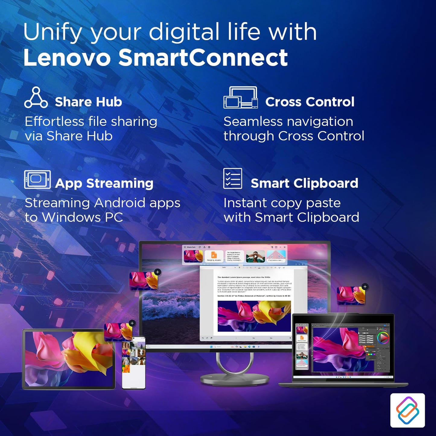 Lenovo Idea Tab Smartchoice | Wi-Fi + 5G |11" Display, 2.5K Resolution, 90Hz Refresh|8GB RAM, 256GB ROM| MediaTek Dimensity 6300| 7040mAh|4 Speakers| USB-C| Luna Grey