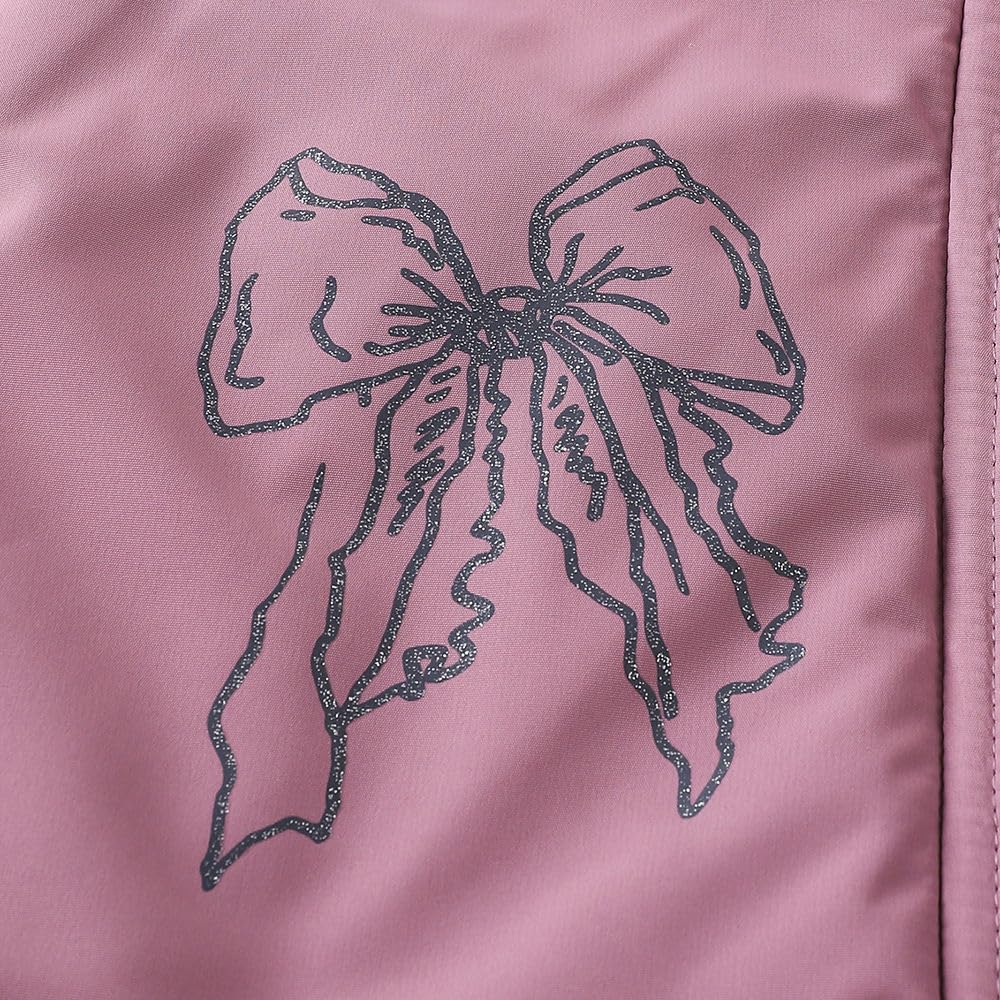 Hopscotch Girls Polyester Waist Length Jackets in Purple Color For Ages (2-3 Years)