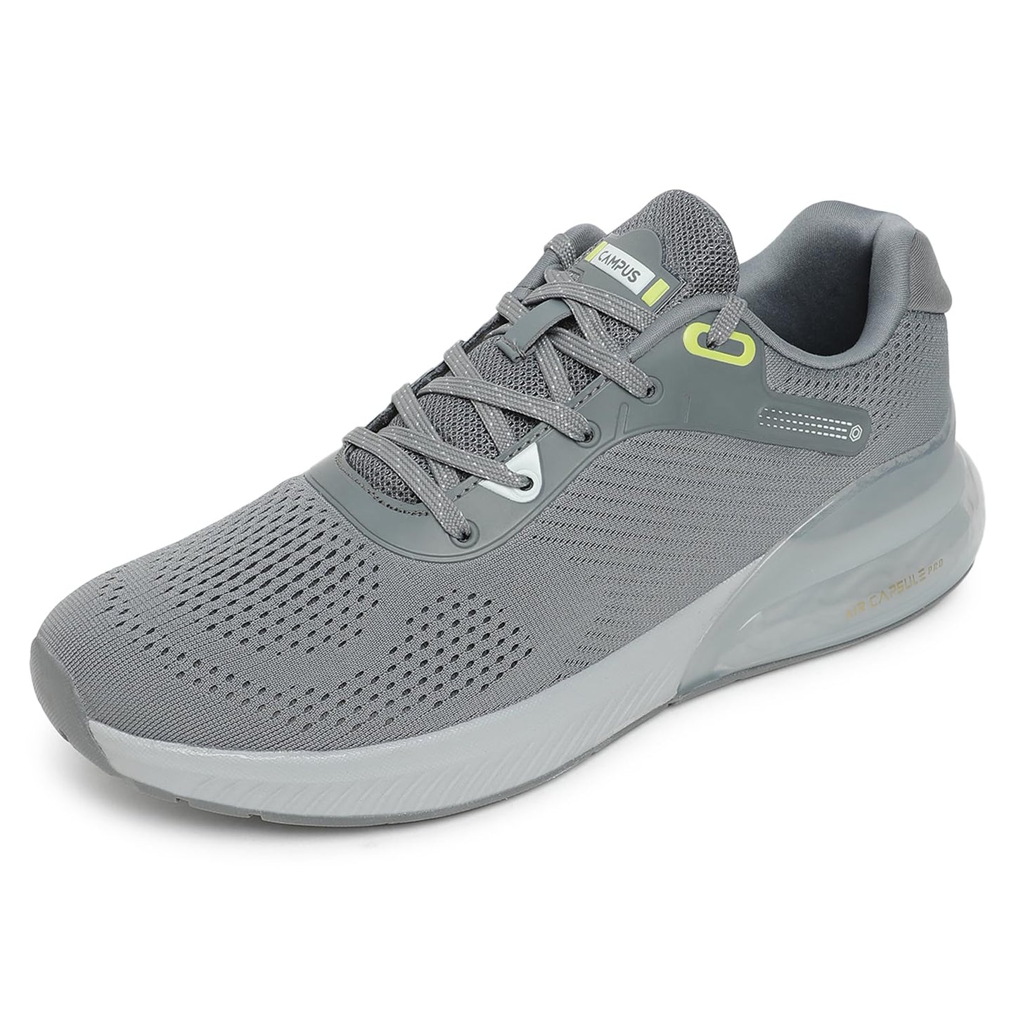 Campus Men's Dunk Running Shoes M.Gry/Lemon - 9UK/India