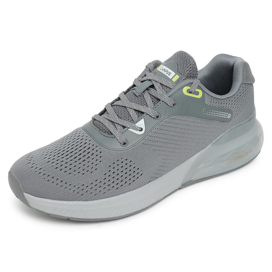 Campus Men's Dunk Running Shoes M.Gry/Lemon - 9UK/India