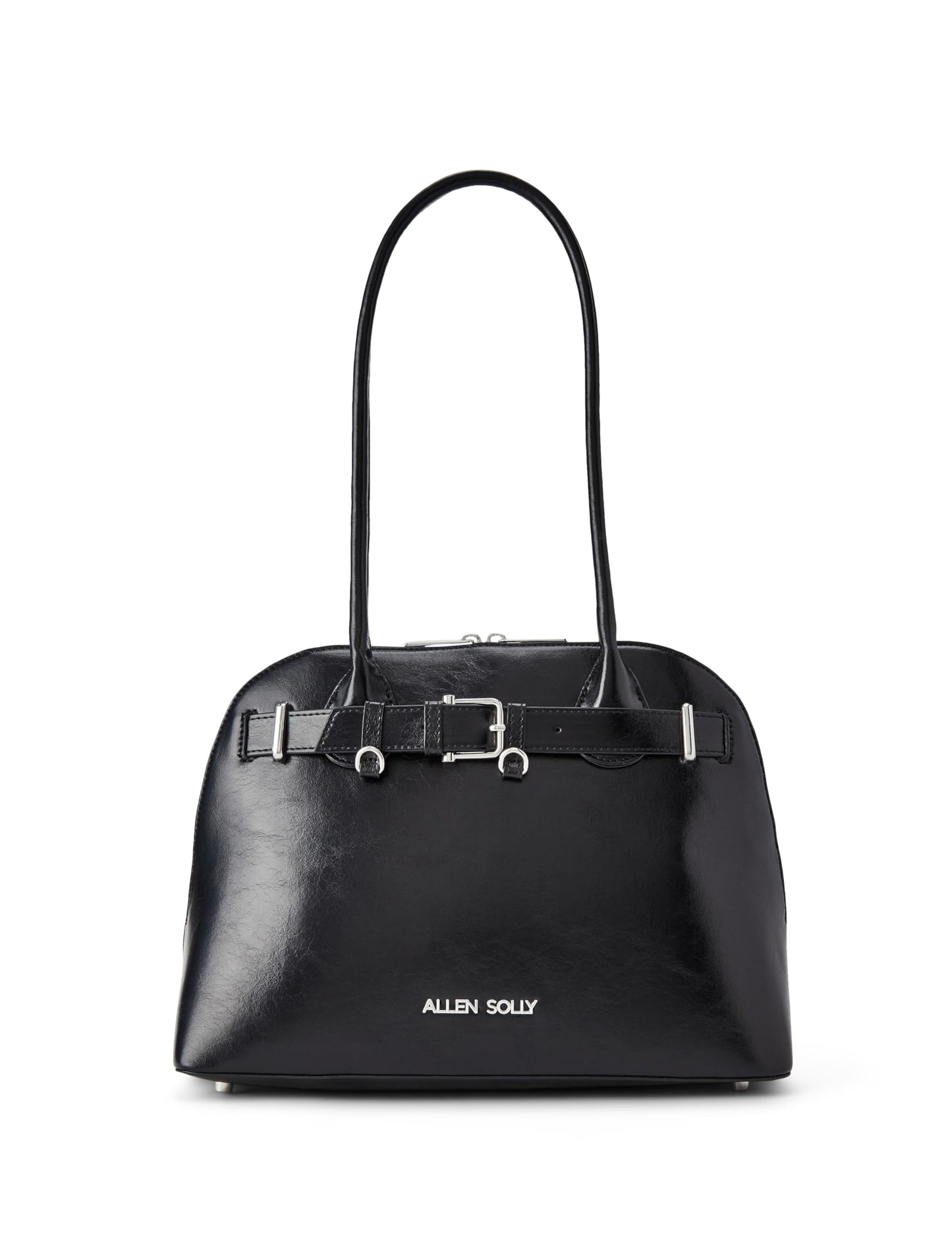 Allen Solly PU Structured Shoulder Bag with Buckle Detail