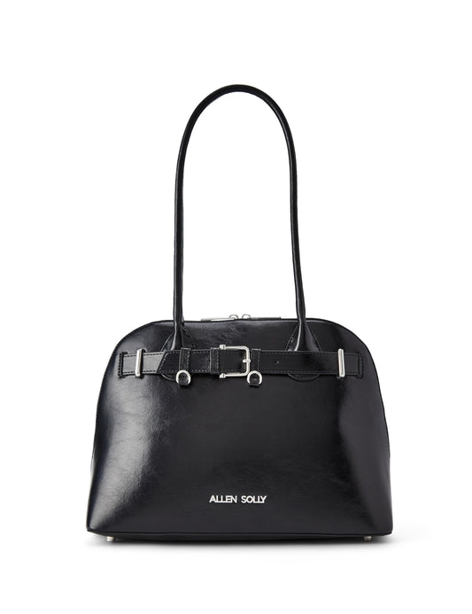 Allen Solly PU Structured Shoulder Bag with Buckle Detail