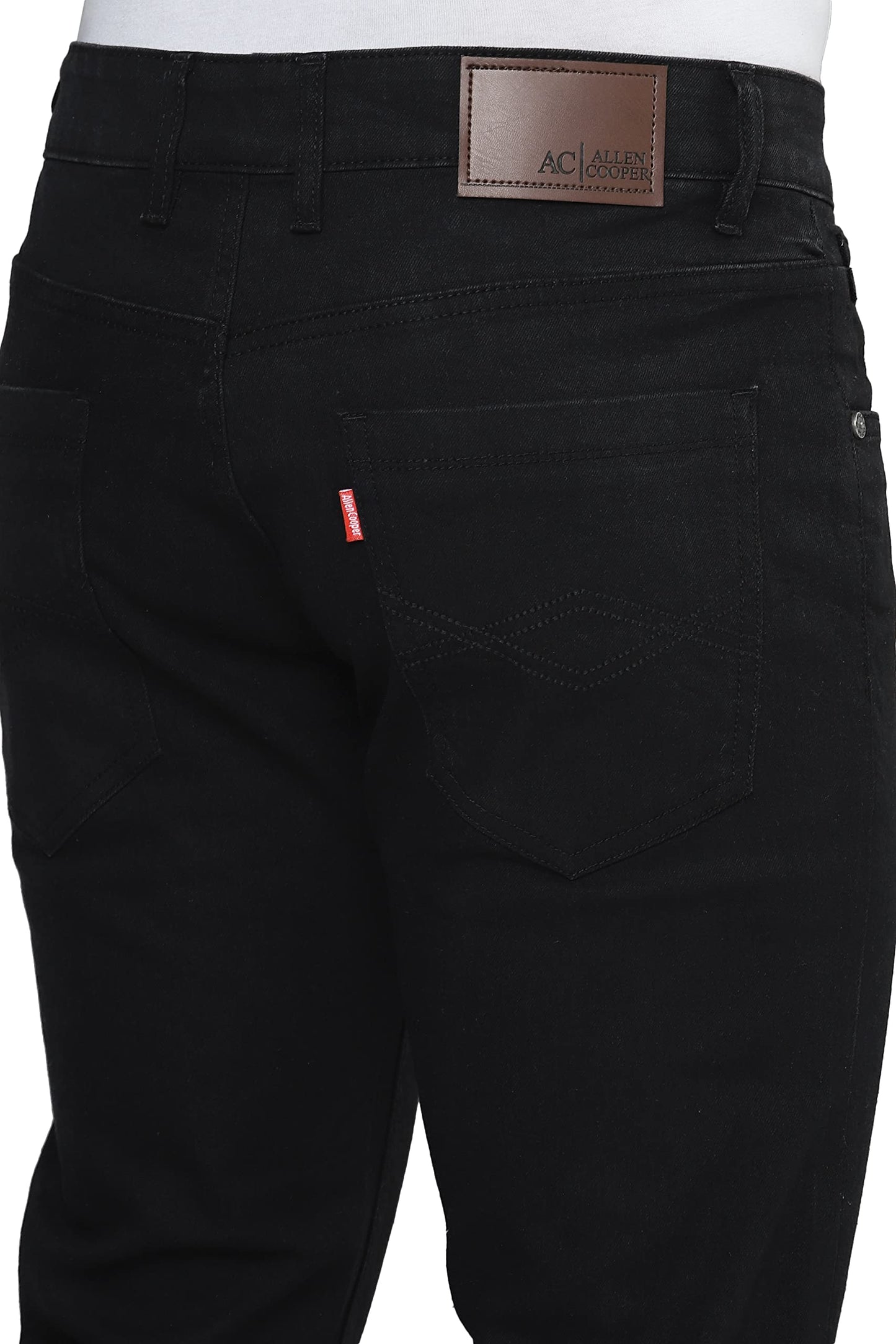 Allen Cooper Black Denim Jeans