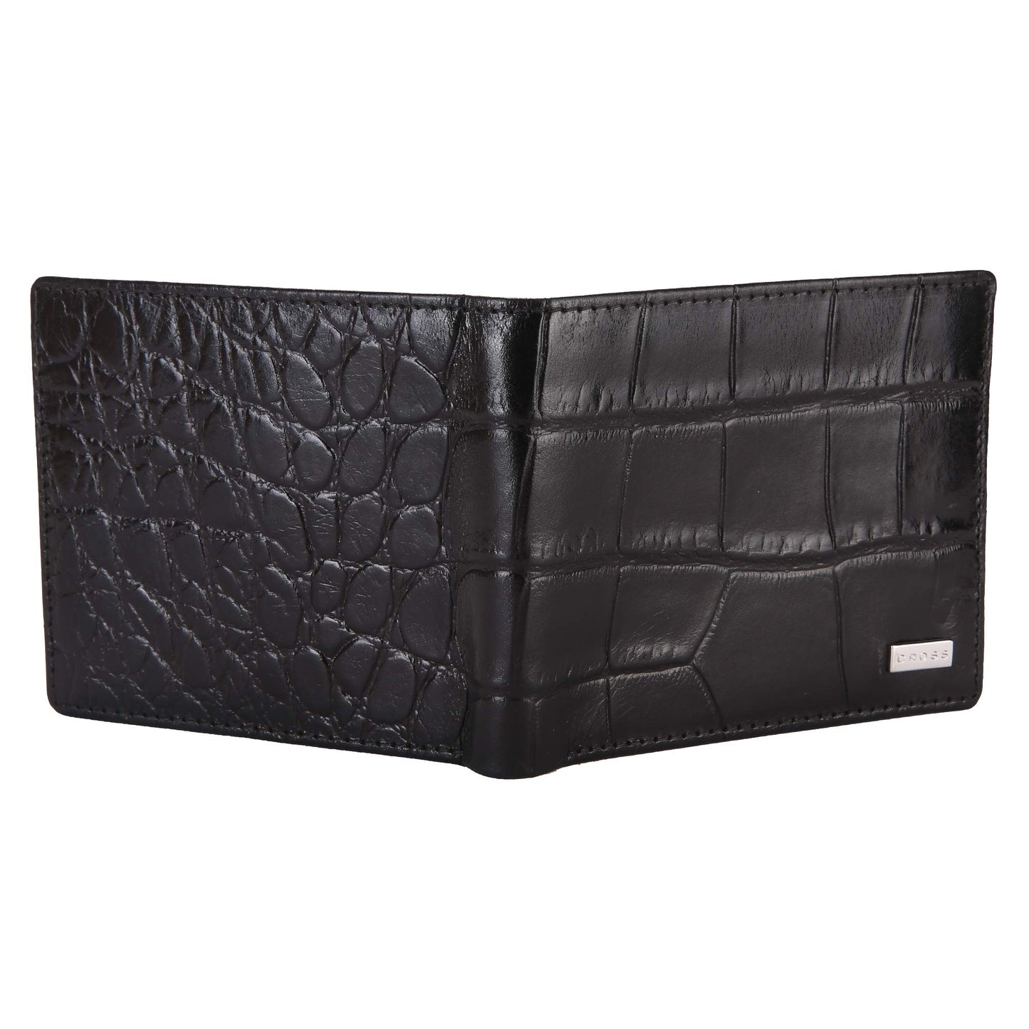 Cross Black Men's Wallet Stylish Genuine Leather Wallets for Men Latest Gents Purse with Card Holder Compartment(AC268799_3-1)