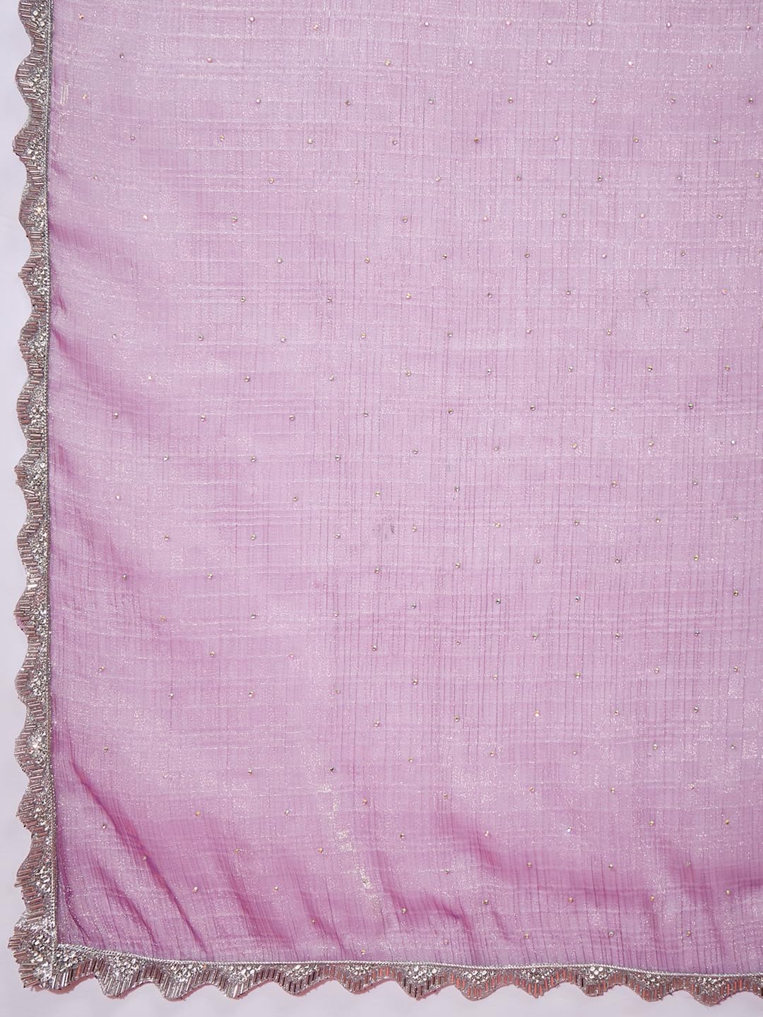 AKHILAM Women's Organza Paisley Embellished Saree With Unstitched Blouse Piece(Mauve_BRYZRKAN1002_SL)