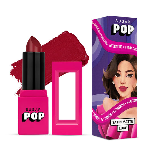 SUGAR POP Satin Matte Luxe | Castor Oil, Vitamin E & Hyaluronic Acid | Full coverage - 13 Sunflower