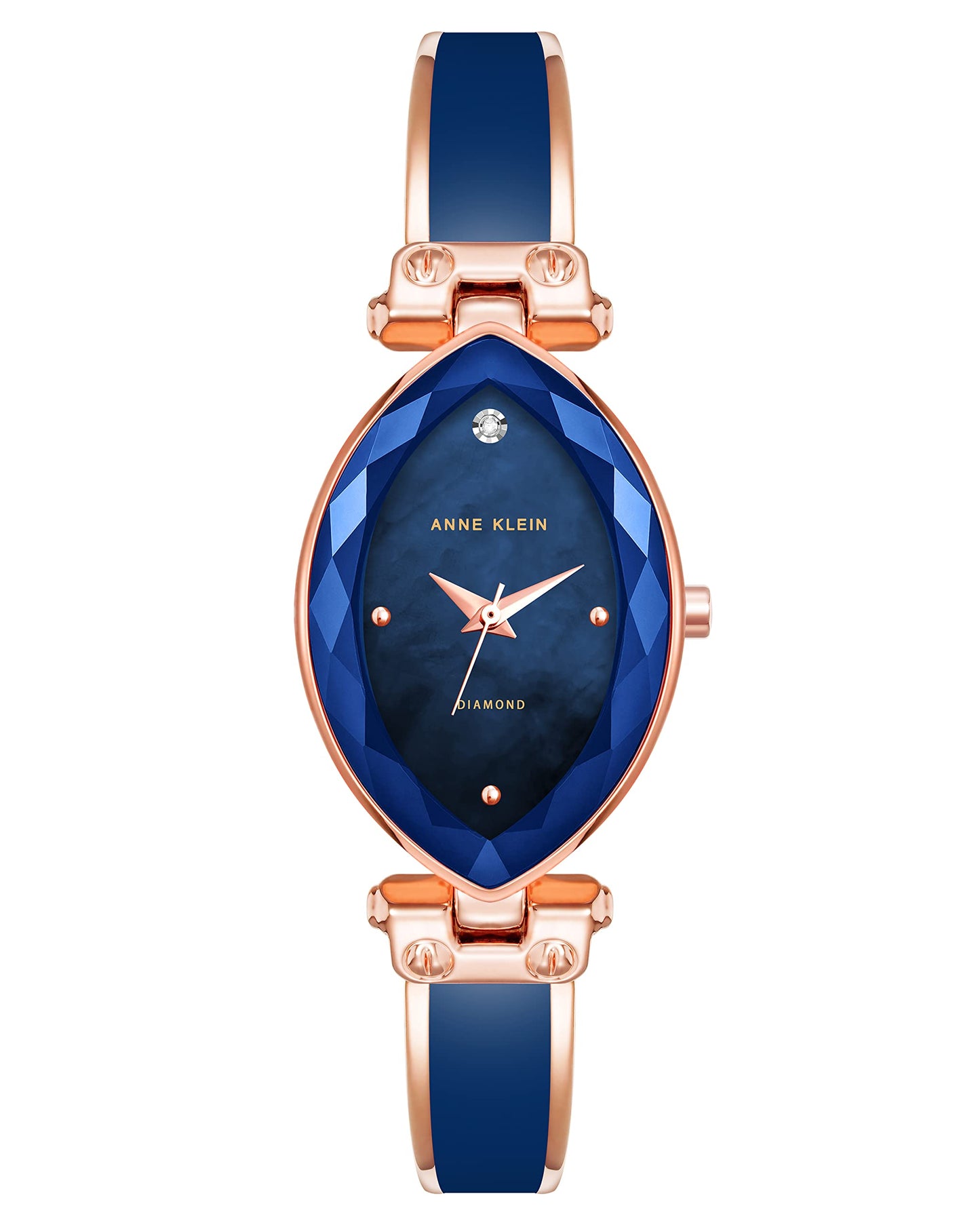 Anne Klein Analog Blue Dial Women's Watch-AK4018NVRG