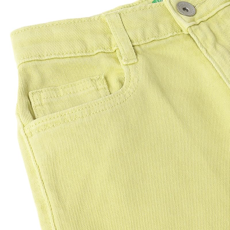 United Colors of Benetton Solid Straight Fit Crochet Pocket Denim Jeans