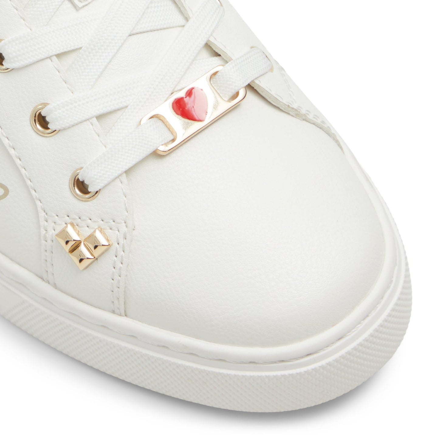 Aldo DIGIHEART-IN100 Ladies White Flat Sneakers