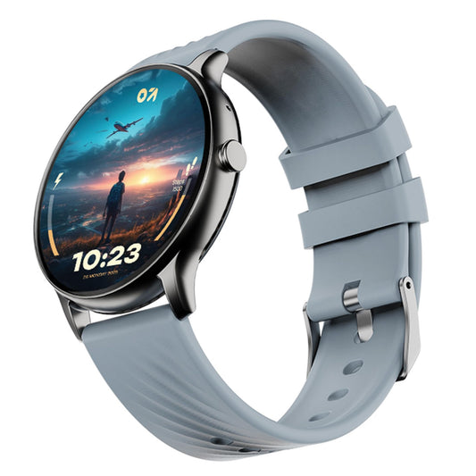 Boult GOBOULT (Formerly Newly Launched Dire Smartwatch 1.38'' 2.5D Curved HD Display, 500 Nits Brightness, IP67, 250+ Watchfaces, 120+ Sports Modes, AI Voice Assistant, SpO2 Monitoring (Denim Blue)