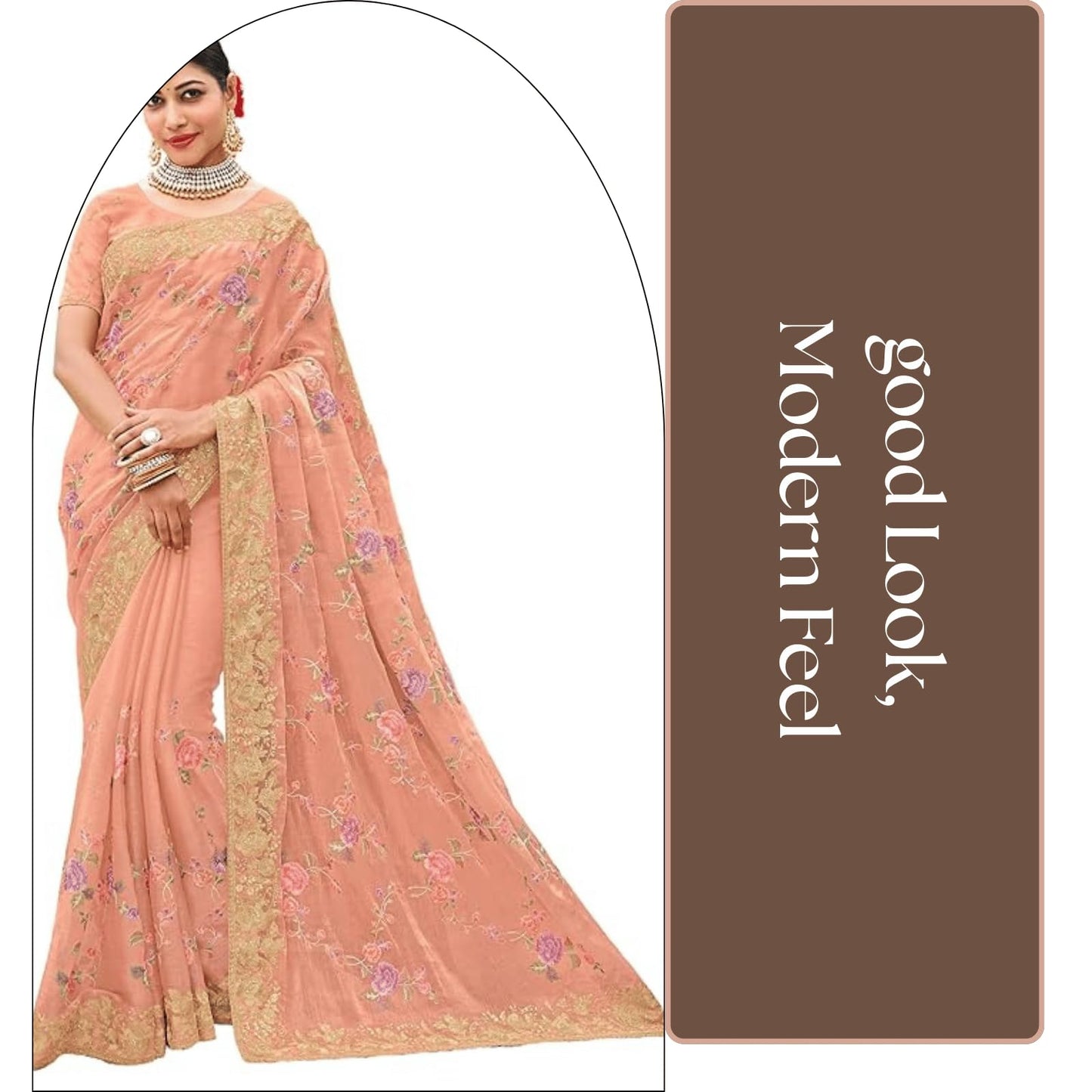 Laxmipati Sarees Women's Zari Work Laheriya Printed Tissue Silk Saree in Multicolor Color with unstitched Blouse Material - Embrace Latest Style And Timeless Elegance in this Exquisite Attire