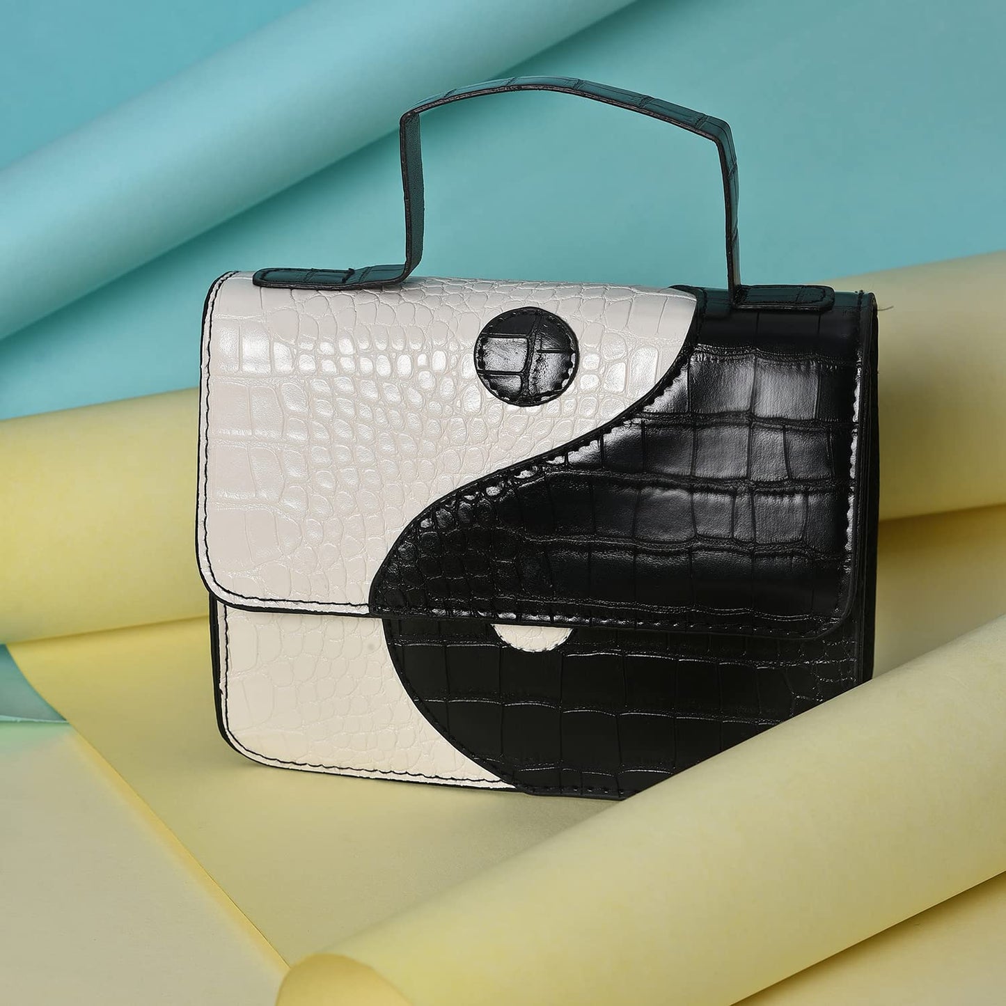 Haute Sauce Colour block Sling Bag with Magnet Lock (AZ_HSHB1032)