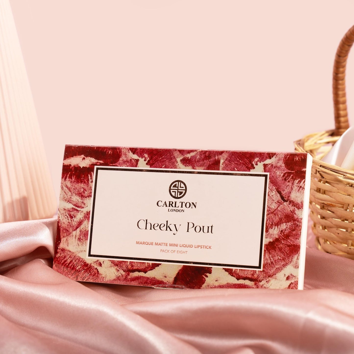 Carlton London Matte Liquid Lipstick Smudge-Proof | Long Lasting | Highly Pigmented |Makeup Gift Set - 8 CLGCYT8_1.7ml