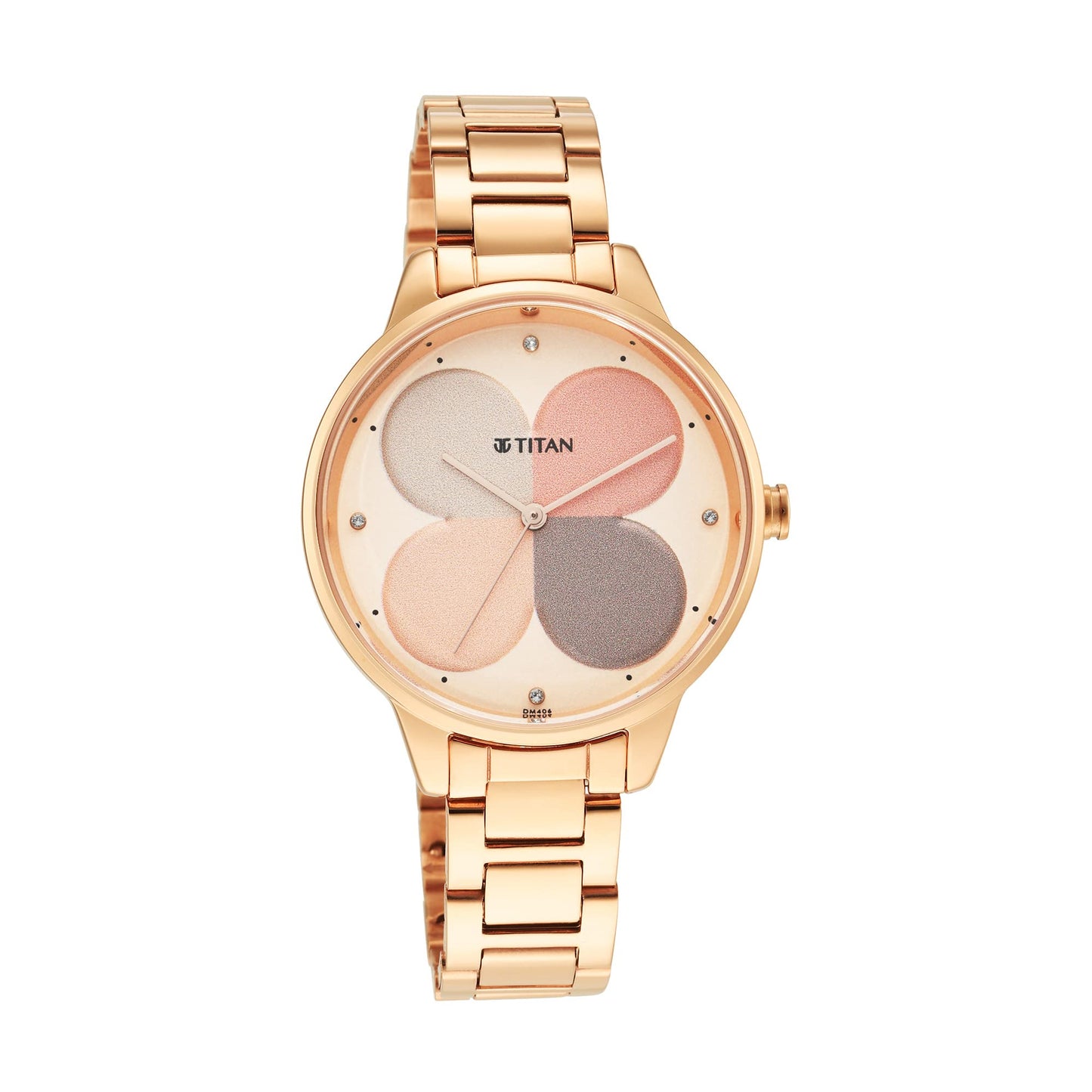 Titan Purple Glam It Up Multicoloured Dial Women Analog Watch with Stainless Steel Strap-NS2648WM02/NT2648WM02